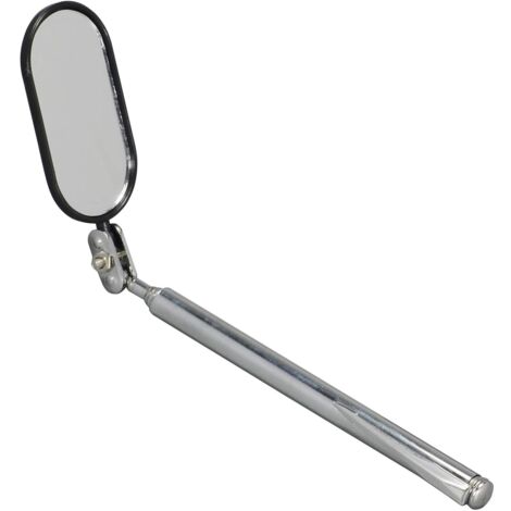 Télescopique réglable d'inspection Miroir Bras pivotant Outils à clip de poche Poignée rétractable pivotant à 360°