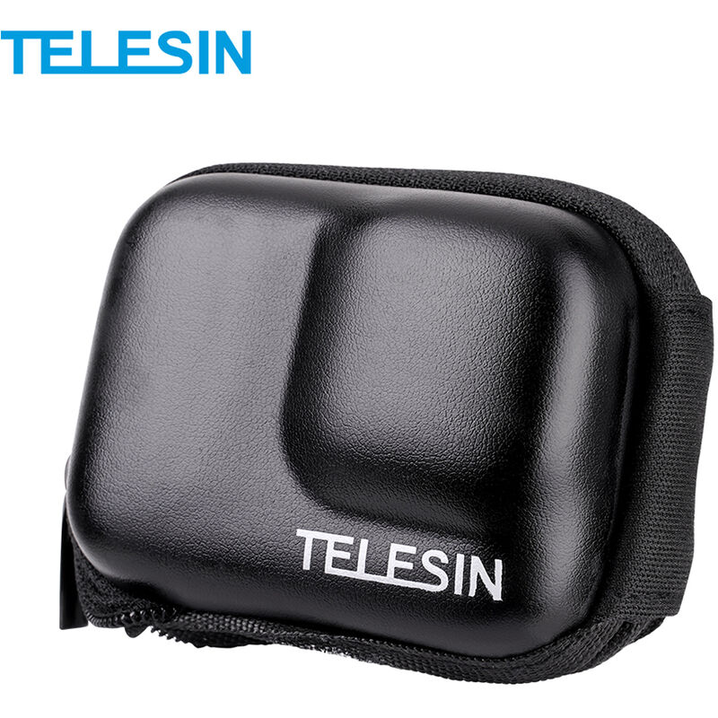 

TELESIN Bolsa protectora Estuche de almacenamiento Estuche con cremallera Bolsa de transporte semiabierta IP54 Reemplazo a prueba de agua para GoPro