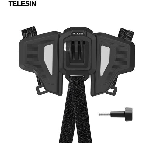 TELESIN GP-HBM-MT2-YH 2ème génération - Support pour casque de moto - Caméra de sport - Accessoires de prise de vue pour l'équitation