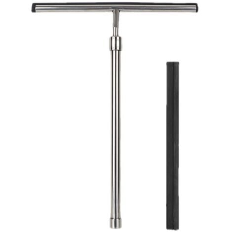 CYSLMUK Teleskop-Duschabzieher mit Silikonklinge für Badezimmer, Küche, Auto, Zuhause, Teleskop-Glasabzieher aus Edelstahl