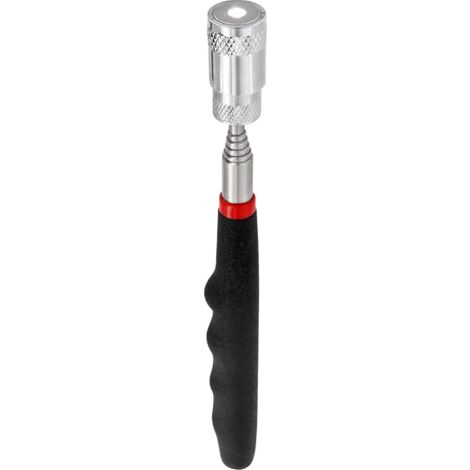 Teleskop-LED-Taschenlampe mit Magnet – 3 LR44-Batterien im Lieferumfang enthalten – sehr hell – ausziehbar bis zu 80 cm – magnetische Zugkraft 3,2 kg