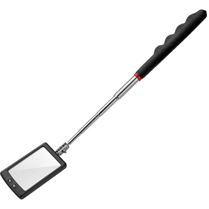 Image of Teleskop-Rückspiegel mit LED, 28 bis 87 cm, 40 x 65 mm Spiegel