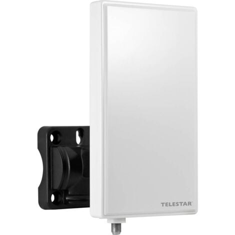 Telestar Antenna 3 LTE Antenne plate DVB-T/T2 active intérieure, extérieure Amplification: 30 dB blanc