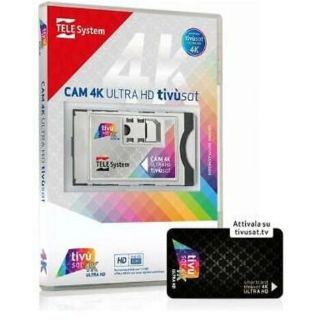 Telesystem CAM tivùsat 4K Ultra HD