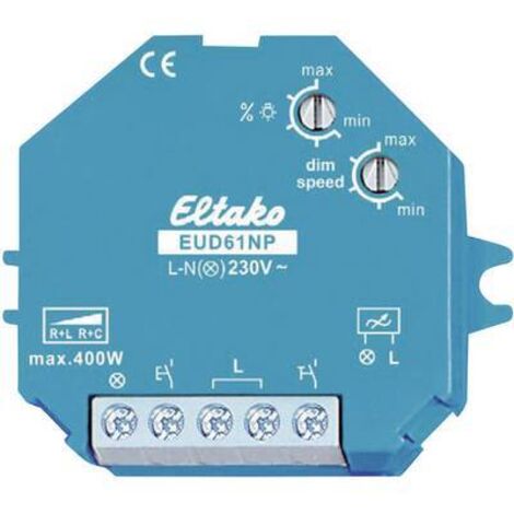 Télévariateur de lumière universel Eltako, EUD61NP-230V