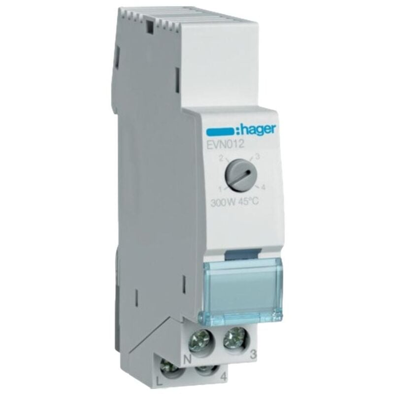 Evn012 Hager Télévariateur Universel 300w Confort - Compatible Source Led Dimmable (max 60w)