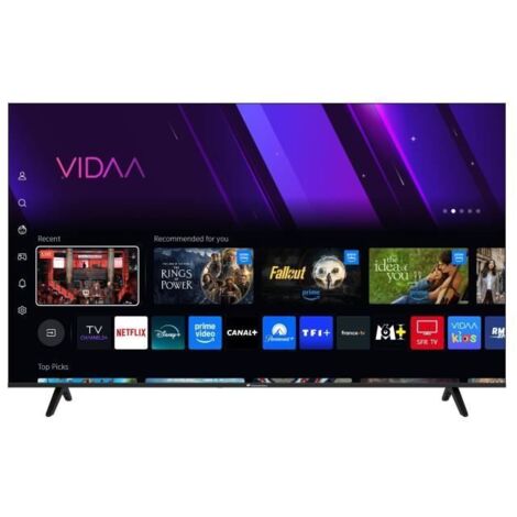 Téléviseur QLED CONTINENTAL EDISON CELED65SV2QL25B6 65" 4K UHD Noir