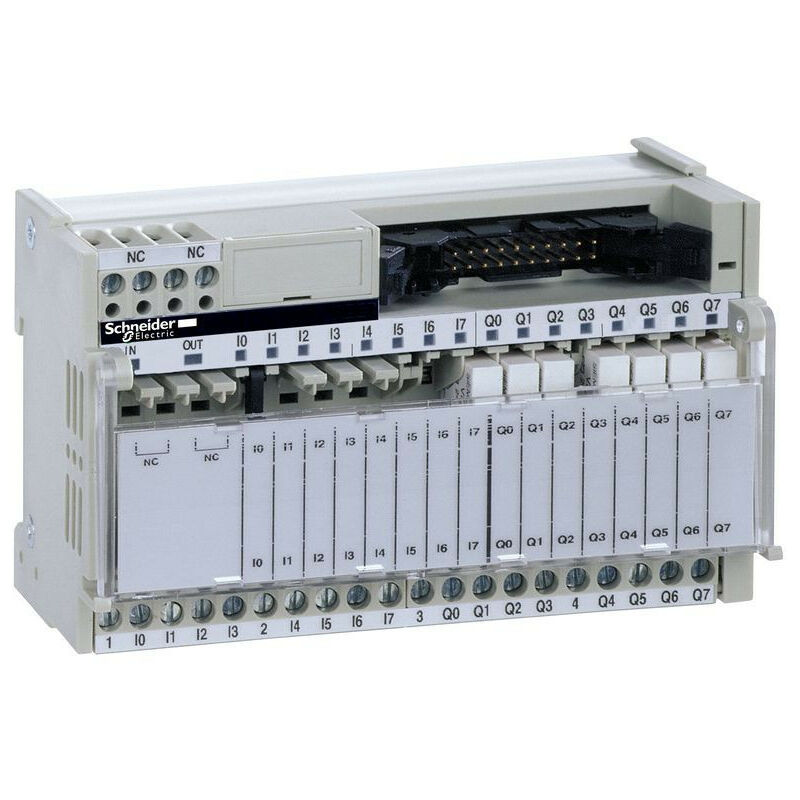 Schneider Electric - Telfast ABE7 - embase - relais embrochable - 16 voies - relais 5mm (ABE7R16T111)