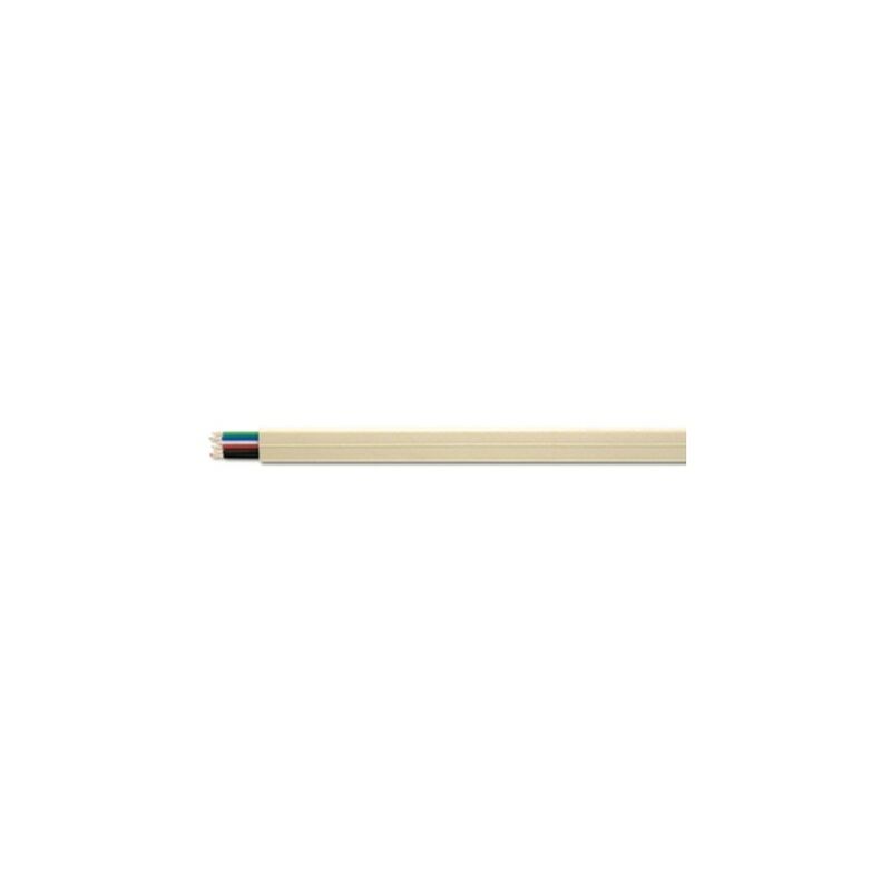 

Cable Telefonico 6 poli Plano AWG 28 Blanco