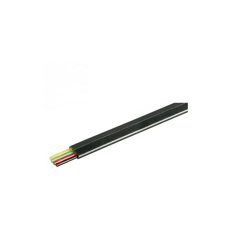 

Cable Telefonico 4 poli Plano AWG 28 Negro
