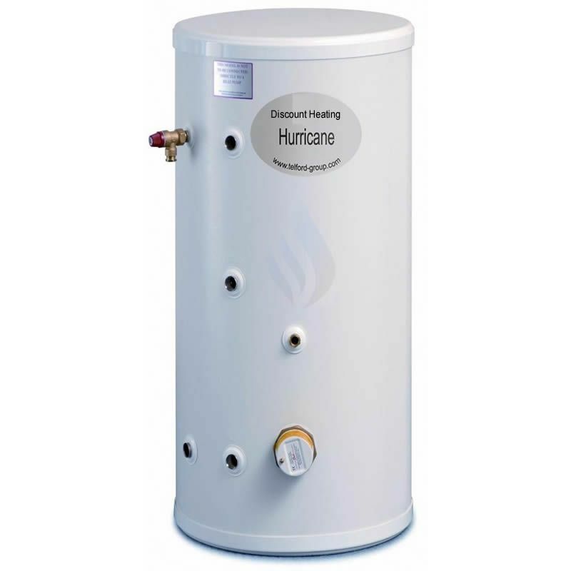 Tempest 300 Litre Stainless Steel Indirect Unvented Horizontal Cylinder ...