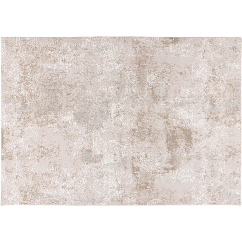 Telio - tapis rectangulaire motif relief - taupe Telio - tapis rectangulaire motif relief - taupe
