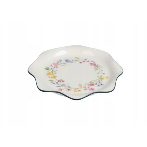 TELLER, KERAMIK-SERVIERPLATTE, 21 CM, FRAU KWIATEK