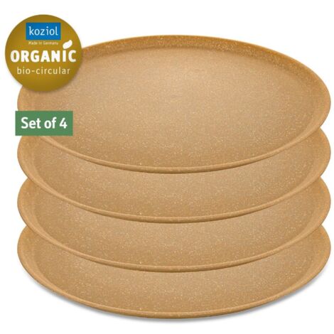 Teller koziol CONNECT braun 25 cm set 4