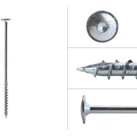Tellerkopfschrauben Verzinkt 10 x 260 mm Torx 40 - Schachtel 25
