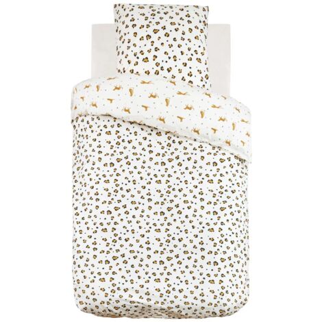 Telma set di biancheria da letto leopardata 140x200cm - Atmosphera créateur d'intérieur