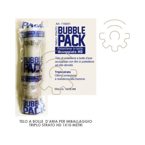 TELO A BOLLI P/IMBALLO TRIPLO STRATO HD 1X10 M