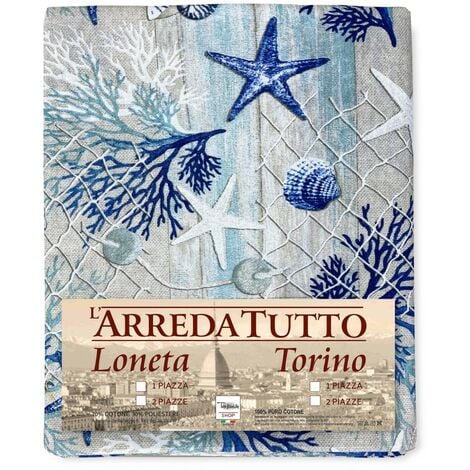 Tex family - Telo Arredo Copritutto Gran Foulard Copriletto Copridivano  Tessuto Dory Arabesco Bianco - ePrice