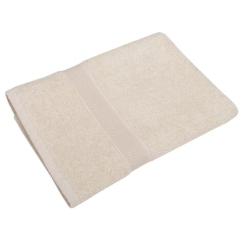 Telo bagno in spugna di cotone MALLOS 50x90 cm art. 62318 colore cappuccino beige