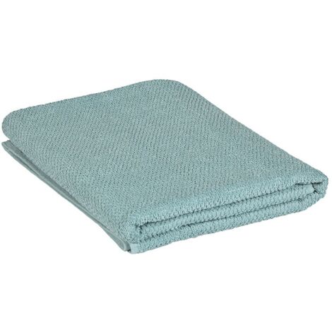 Telo bagno per doccia 90x140 cm verde acqua in cotone 100%