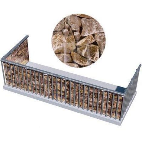 Telo balcone frangivista stampato stars pvc pietra gr/mq 450 h.cm 90 l.mt 6 + corda Stars