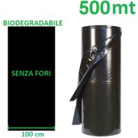 Telo In Polietilene Nera Per Pacciamatura Spes.0,06 Rotolo Ml.1000Xh.1,2Mt  70Kg