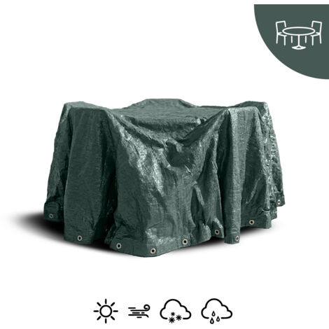 Telo Copertura Impermeabile per Arredo Giardino e Barbecue – Protezione Universale Cover Anti Pioggia UV Polvere per Tavoli, Sedie, Divani, ,lettino prendisole, Ombrelloni e BBQ Modello 12
