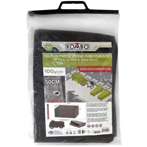 Telo copri lettino con anelli rinforzati super resistente,  175x79x30cm