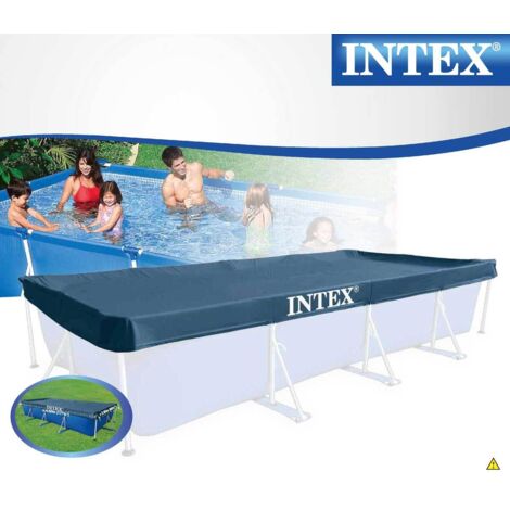 Telo Copri Piscina Copertura Rettangolare 450X220CM INTEX 28039 Bestway Piscine