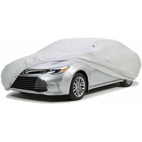 Telo Copriauto impermeabile 570x175x119 cm Taglia XXL in PVC Grigio