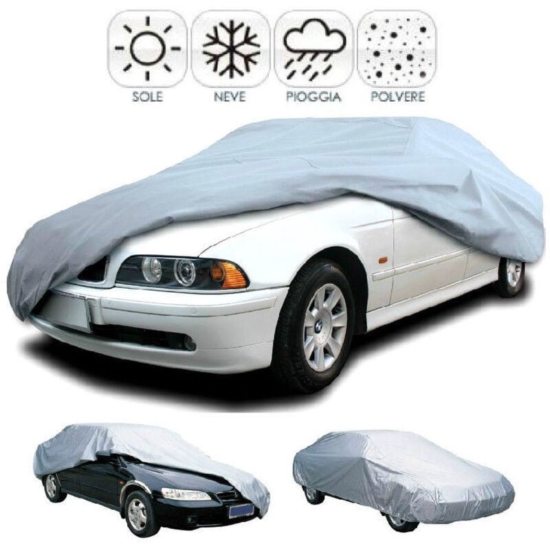 Image of Trade Shop Traesio - Telo Copriauto Impermeabile Copertura Auto Pvc Anti Pioggia Sole Xxl -