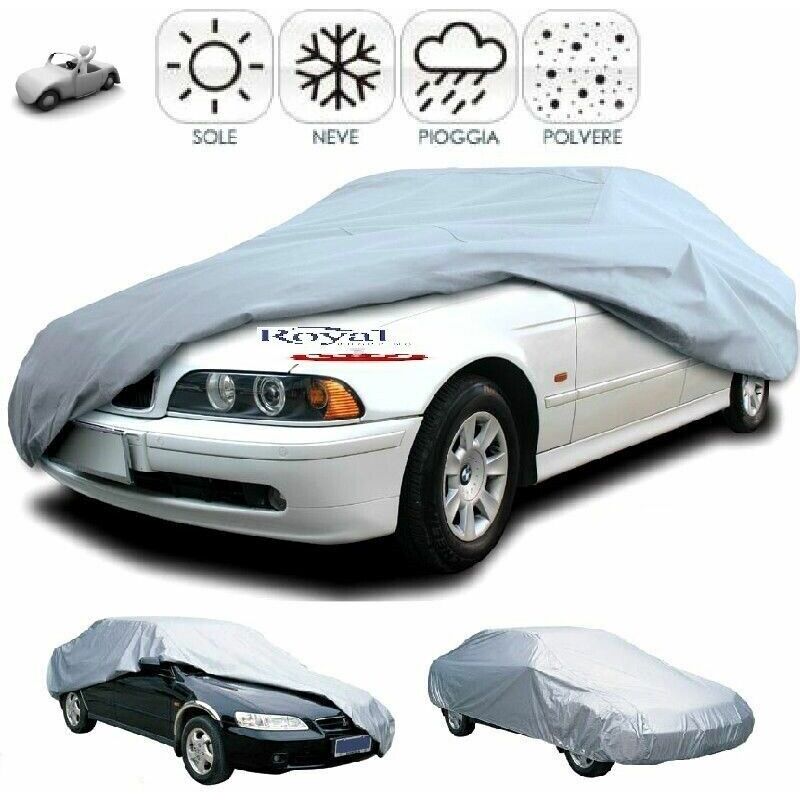 Image of Telo copriauto impermeabile copertura copri auto pvc anti pioggia sole taglia l