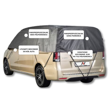 Telo copriauto per furgone VAN XL 450 Classic Black