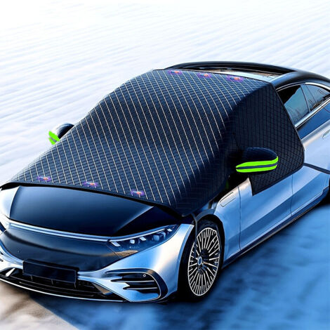 Telo copriparabrezza per auto, protezione invernale per il parabrezza, spesso e resistente, compatibile con auto e SUV.