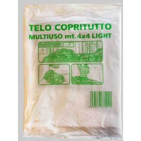 Telo copritutto leggero 4x4 mt conf. da 100 pz