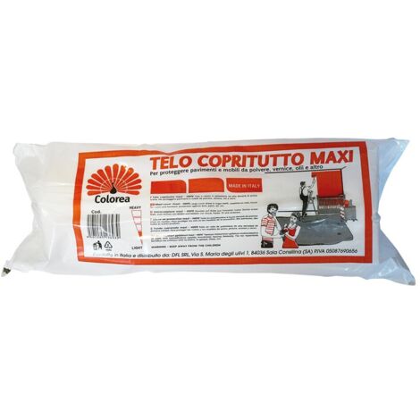 TELO COPRITUTTO MULTIUSO mt 4 x 25 - gr. 670 COLOREA 20 PZ
