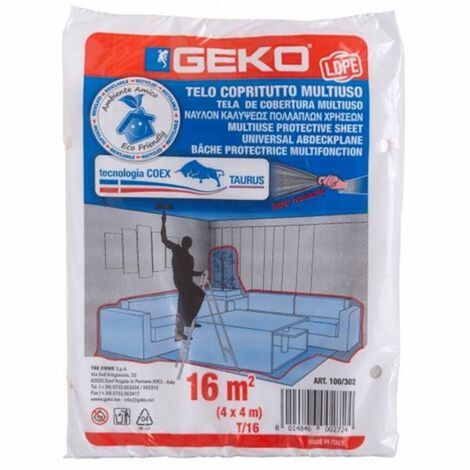 TELO COPRITUTTO TRE EMME TRASPARENTE 4 X 4 X 0,01 CM