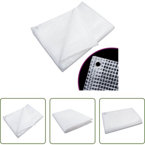 Telo da campeggio -  Telone Leno 140 g/m² 4x8 m Bianco