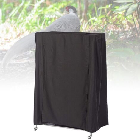 Telo di copertura antipolvere in tessuto Oxford 210D impermeabile per gabbia per pappagalli, modello universale, 69x104x122 cm