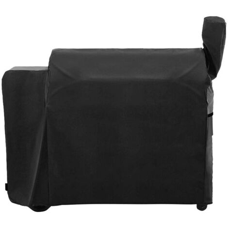 Telo di copertura impermeabile per barbecue a pellet 420D Duty, 10468,5124 cm, speciale resistente allo sbiadimento e ai raggi UV, nero.