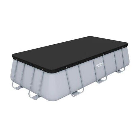 TELO DI COPERTURA in pvc RETTANGOLARE PISCINA 404/412x201CM - 58232 BESTWAY