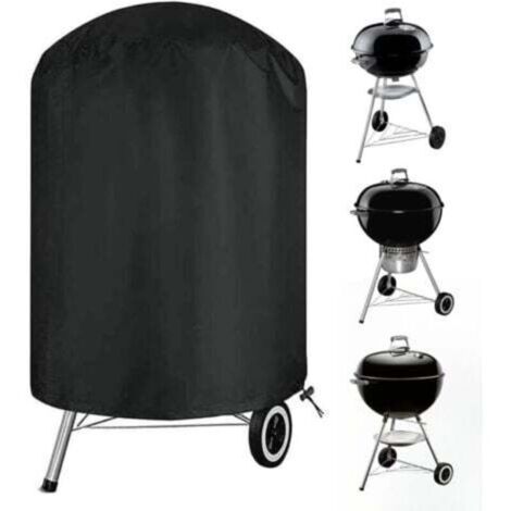 Barbecue tondo in acciaio al carbonio griglia cromata rimovi