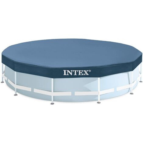 Copri Piscina 549 cm Telo Termico Rotonda Copertura Autoportante Intex Frame