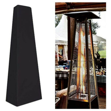 Telo di copertura resistente e impermeabile per stufe da giardino, stufe a piramide e stufe triangolari di grandi dimensioni. Dimensioni: 53x61x221 cm.