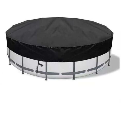 Telo di copertura rotondo 210D per piscine fuori terra 183/30 cm, copertura parasole, copertura per jacuzzi, copertura per serbatoio, impermeabile, antipolvere