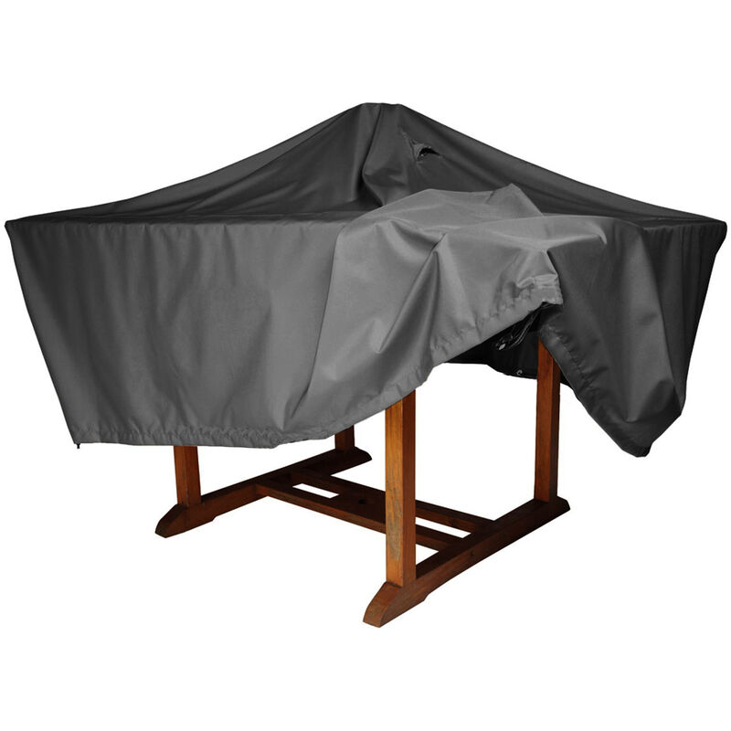 Image of Telo di copertura tavolo rotondo per esterno giardino cm diam. 160x60 h