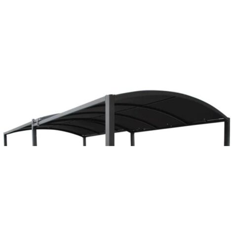 Telo di ricambio in poliestere semi impermeabile 300 gr m/q per gazebo pergola michelle 3x6 mt
