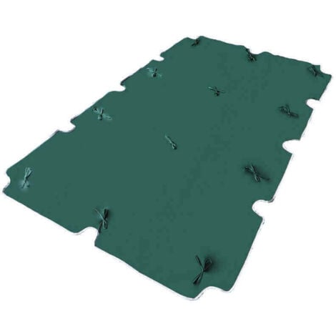 GARDENESS Telo di ricambio per dondolo da giardino 3 posti in poliestere idrorepellente 200x112x1h cm - Green