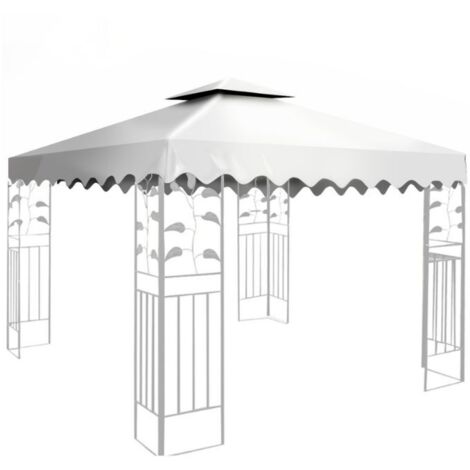 Telo di ricambio per gazebo 3x3 mt bianco da 180 gr/mq