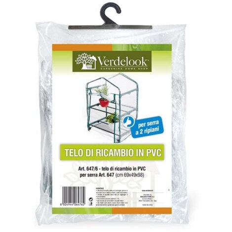 VERDELOOK TELO DI RICAMBIO SERRA 2 RIPIANI